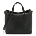 Guccissima Linea A Foldover Tote Black