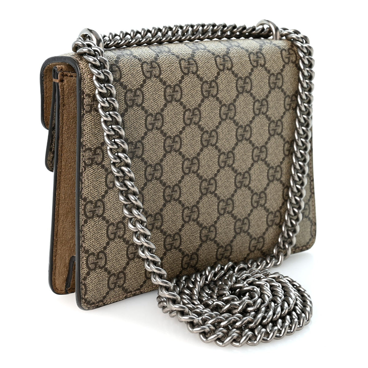 GG Supreme Monogram Mini Dionysus Shoulder Bag Taupe