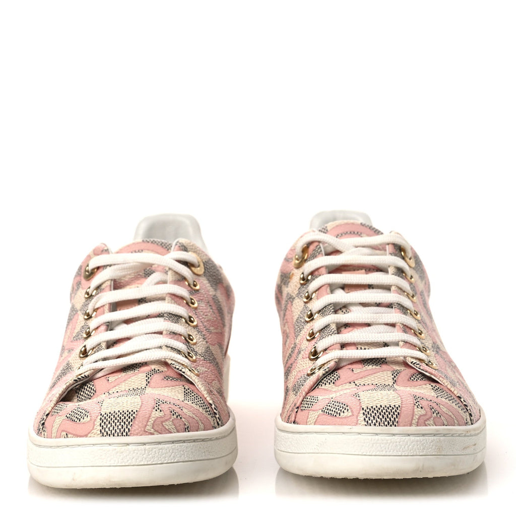Damier Azur Tahitienne Bora Bora Sneakers 40 Rose Ballerine