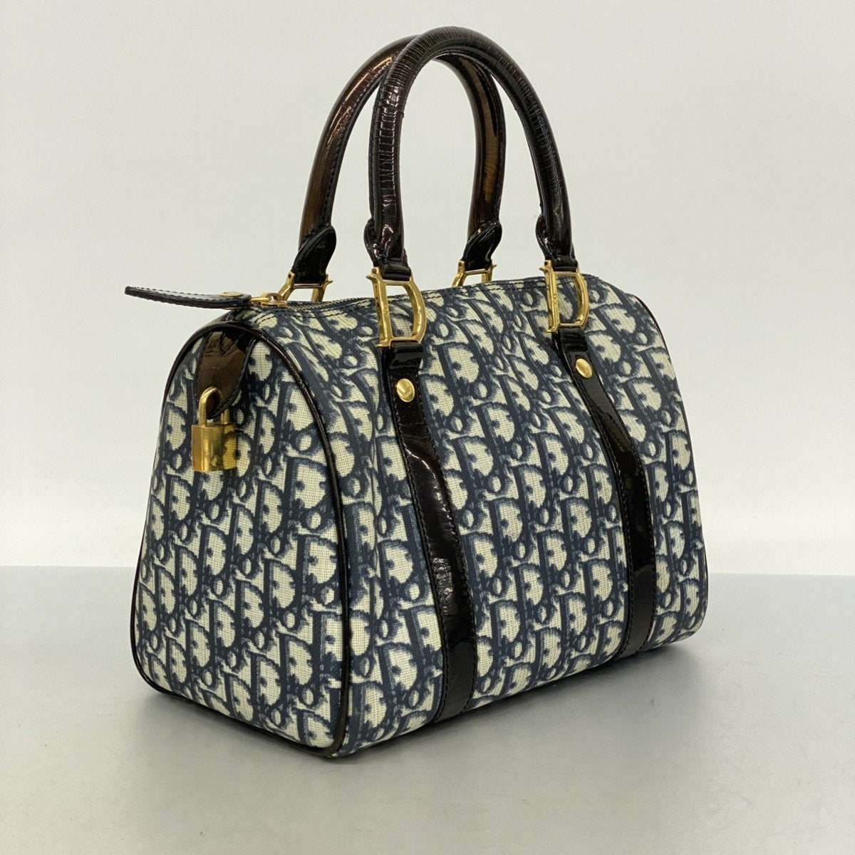 Christian Dior Navy Pvc Handbag
