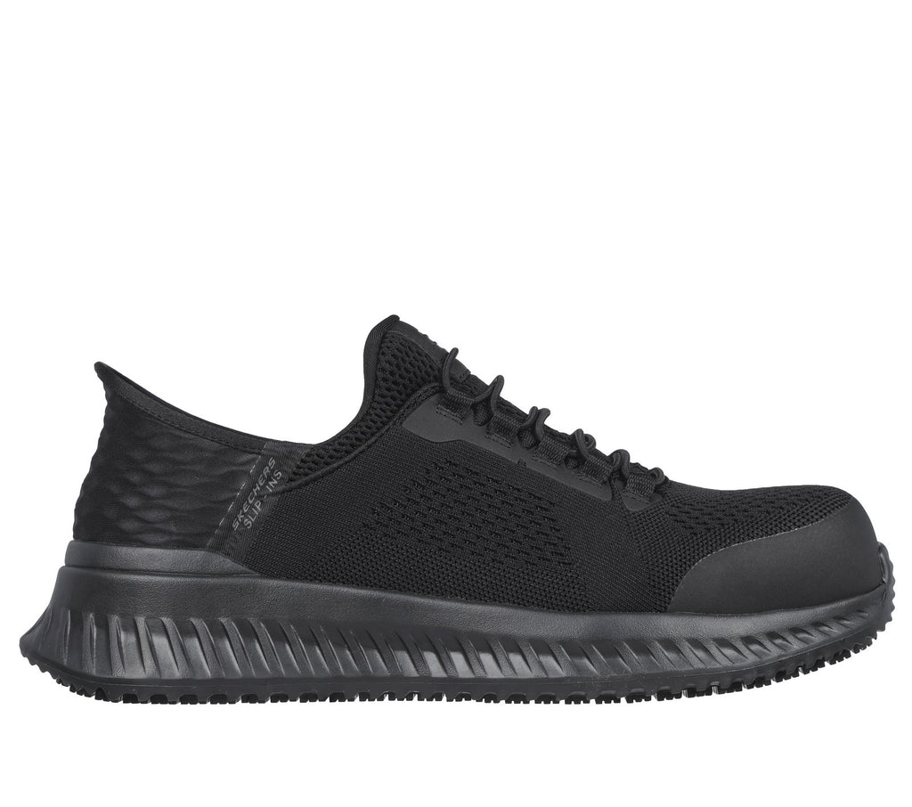 Skechers Slip-ins Work: Tilido - Fletchit, BLACK