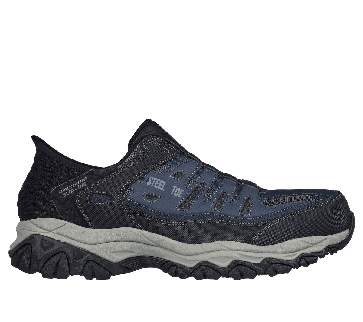Skechers Slip-ins Work: Cankton - Faison, NAVY / GRAY