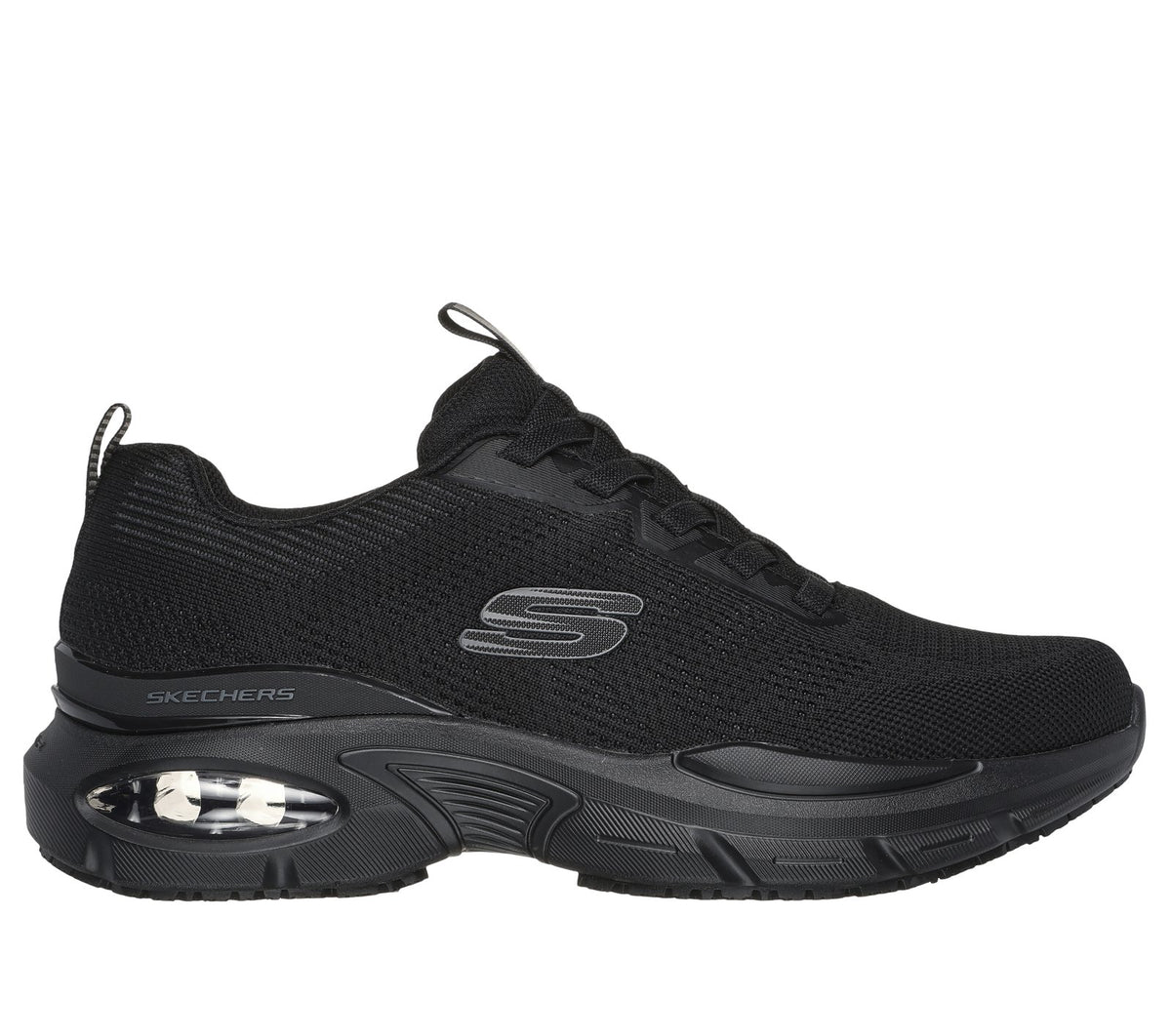 Work Slip-Resistant: Skech-Air Ventura, BLACK