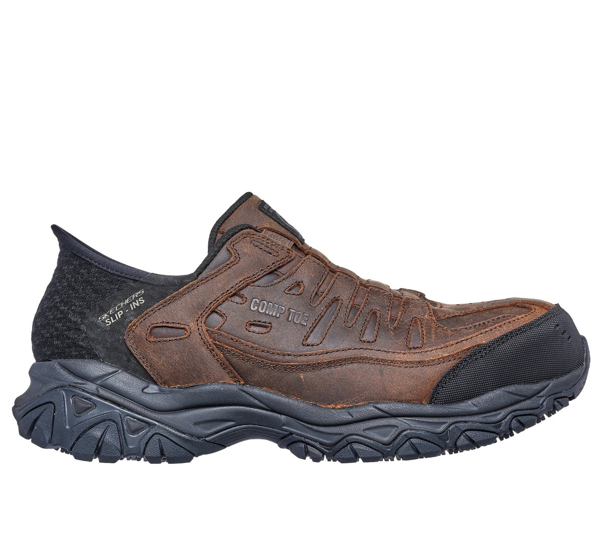 Skechers Slip-ins Work: Holdredge - Ryker, BROWN