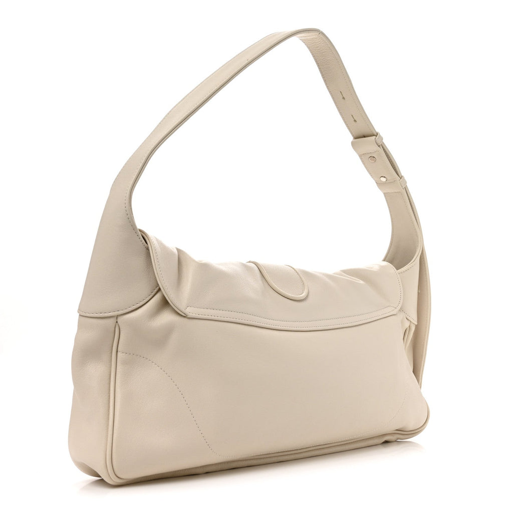 Goatskin Small GG Monochrome Aphrodite Shoulder Bag Mystic White
