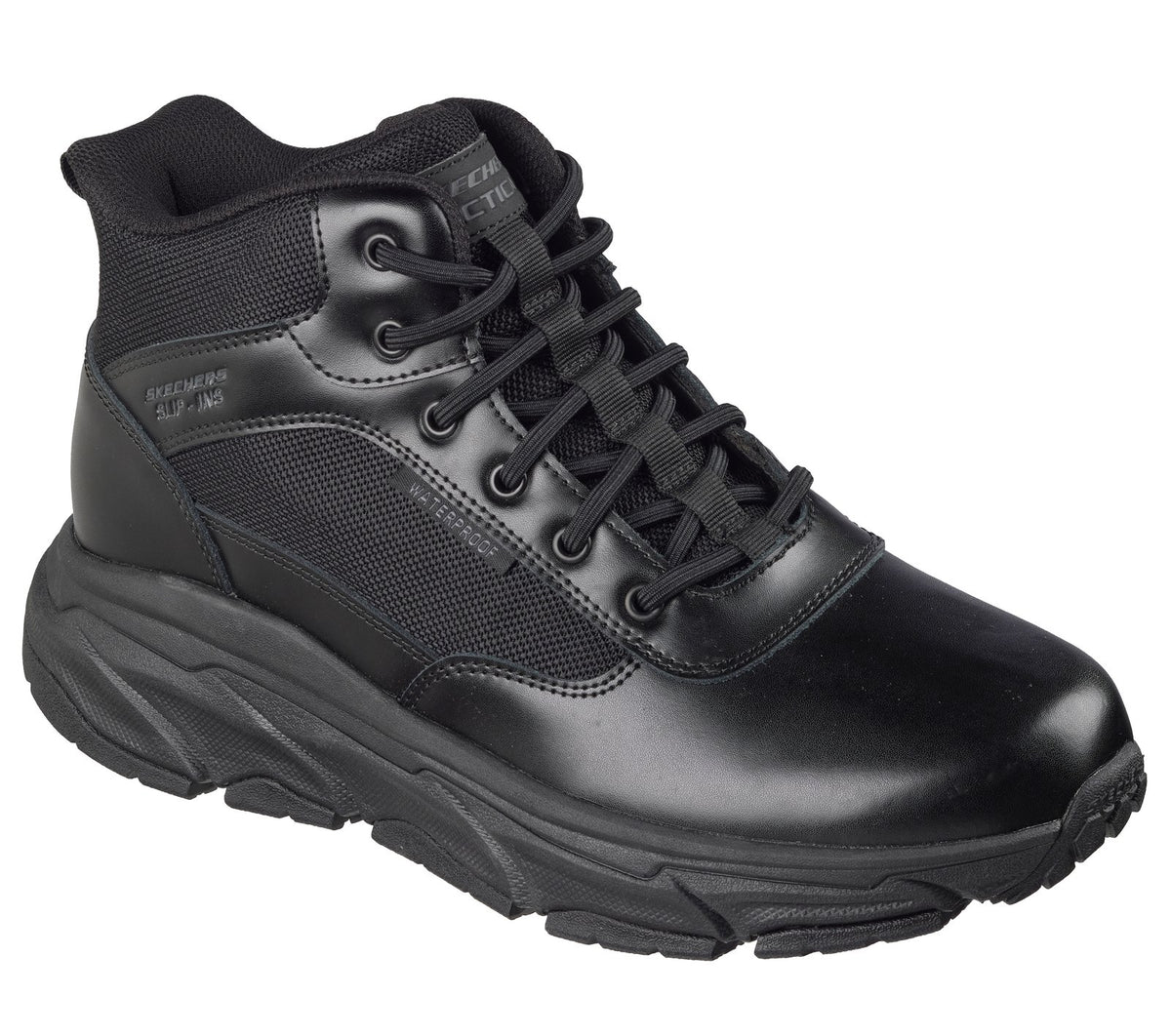 Skechers Slip-in Work Waterproof Slip-Resistant: D'Lux Journey - Redron