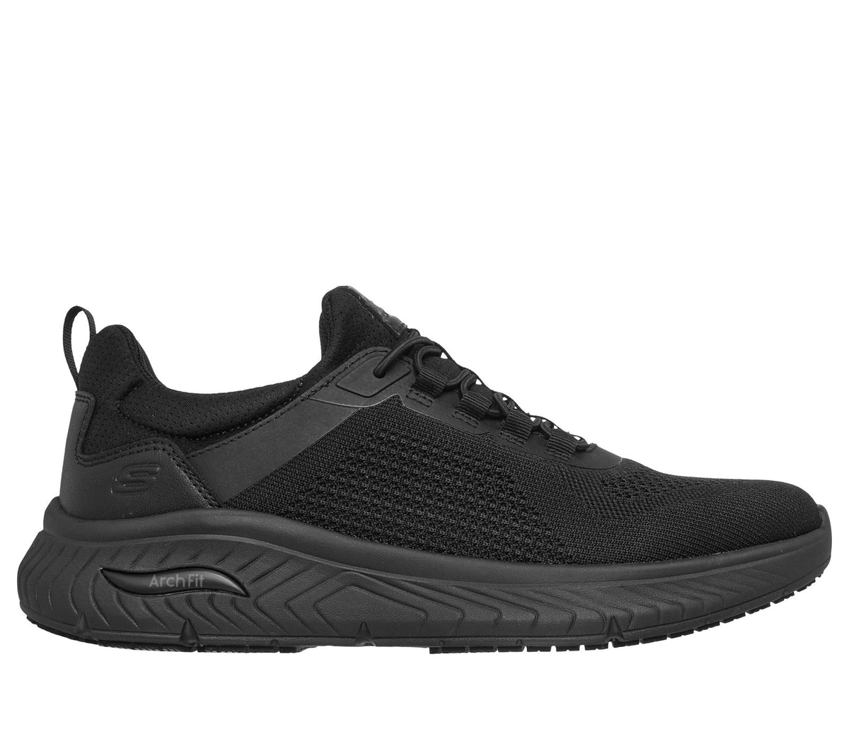 Work Slip Resistant: Arch Fit Crosser, BLACK
