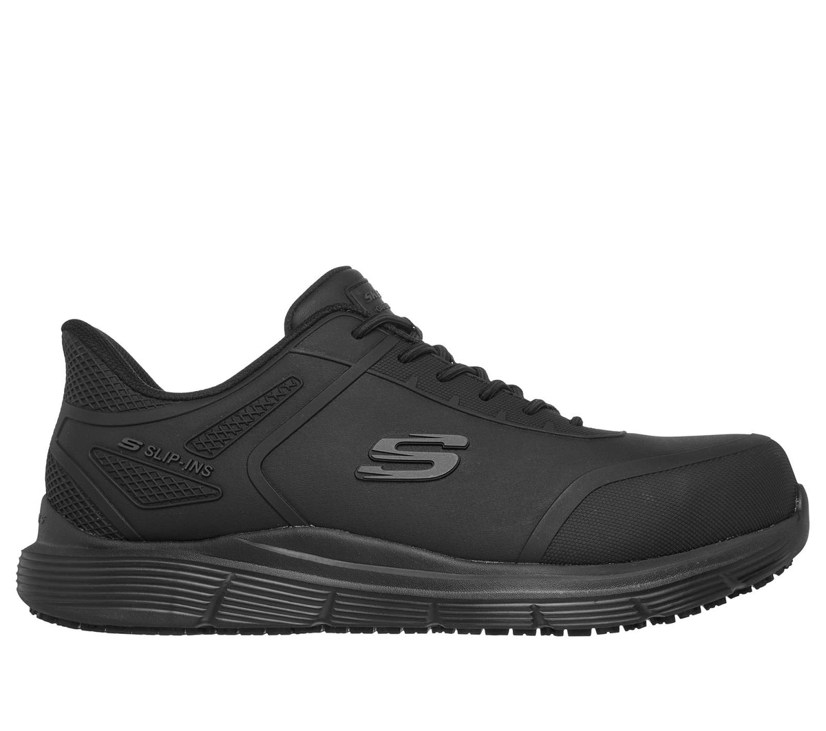 Skechers Slip-ins Work: Corart - Zorrien, BLACK