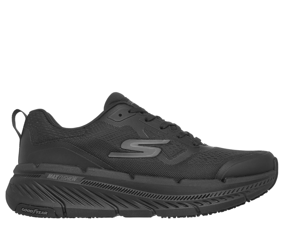 Work Slip-Resistant: Max Cushioning Premier 2.0, BLACK