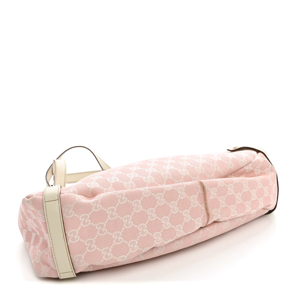 Monogram Medium Abbey Shoulder Bag Pink