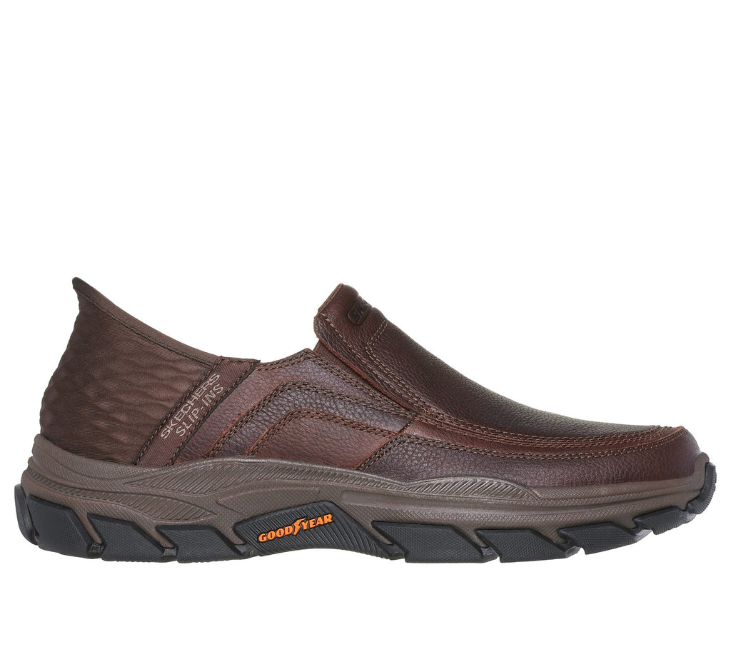 Skechers Slip-ins RF: Respected - Elgin, RED / BROWN