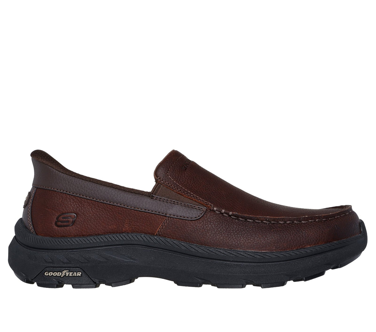 Skechers Slip-ins Relaxed Fit: Pollard - Osgood, RED / BROWN