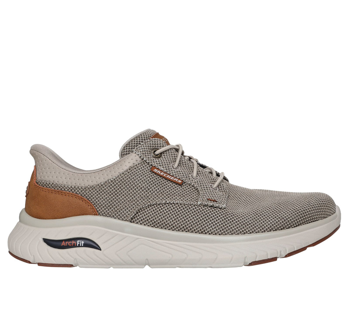 Skechers Slip-ins Relaxed Fit: Arch Fit Crosser - Ruger, TAUPE