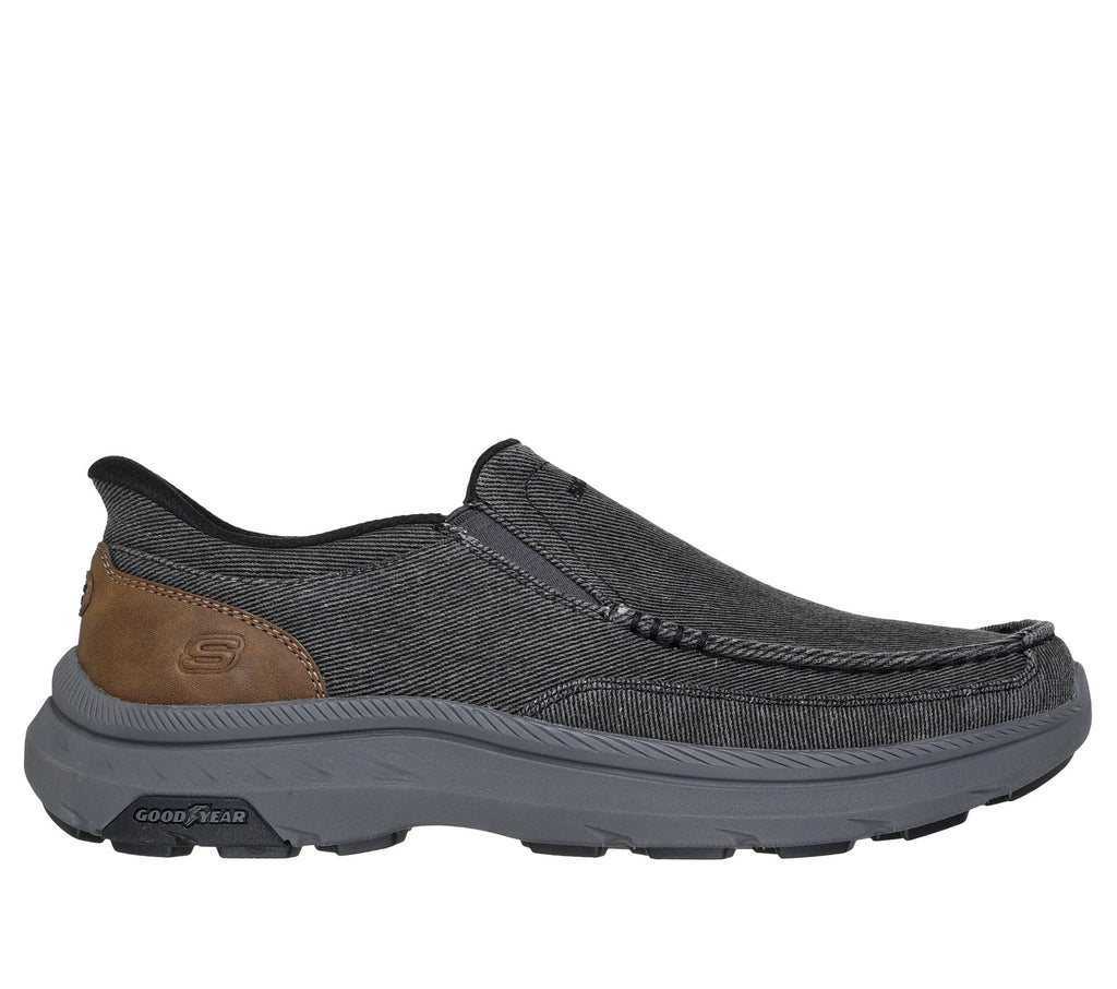 Skechers Slip-ins Relaxed Fit: Pollard - Rohan, BLACK