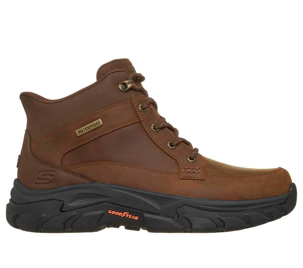 Skechers Slip-ins Waterproof Relaxed Fit: Respected 2.0 - Orson, BROWN