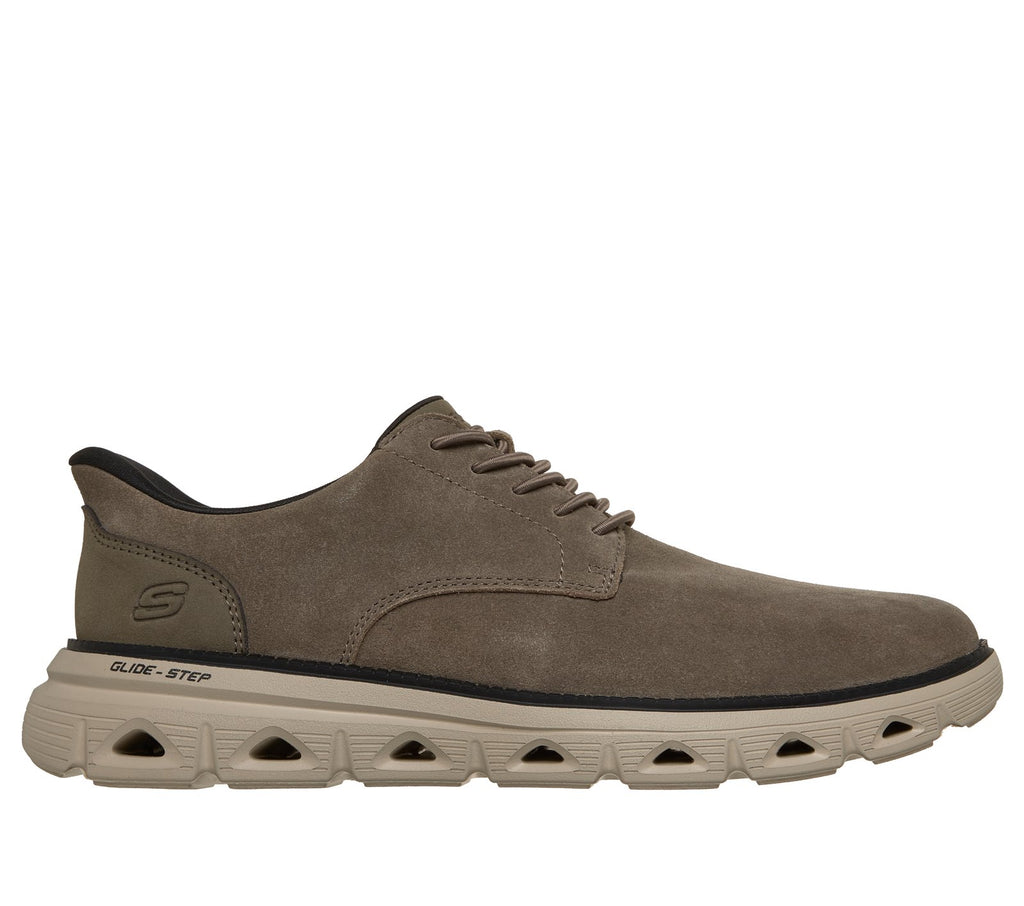 Skechers Slip-ins Relaxed Fit: Glide-Step Cavern - Harley, DARK TAUPE