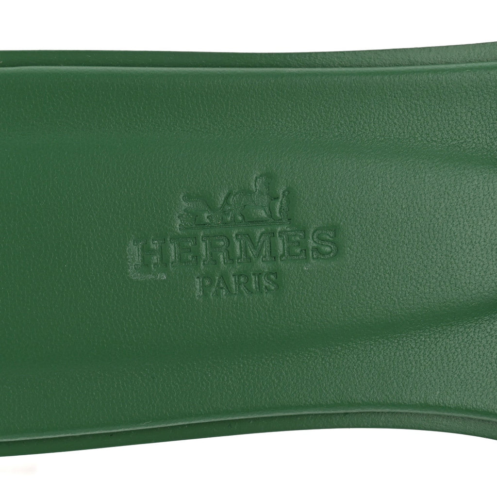Calfskin Oran Sandals 36 Vert Electrique