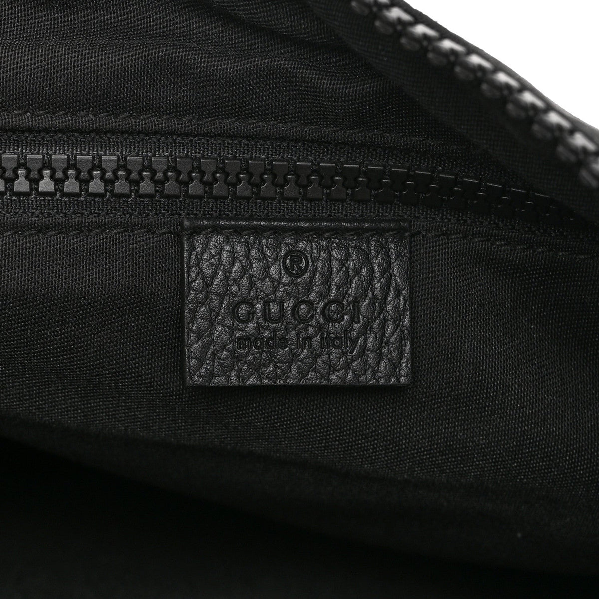 Nylon Monogram Medium Flat Messenger Bag Black
