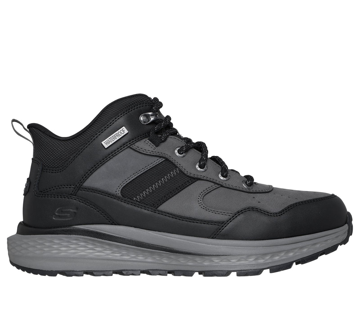 Skechers Slip-ins Waterproof Relaxed Fit: Slade Ultra - Turner, BLACK / GRAY