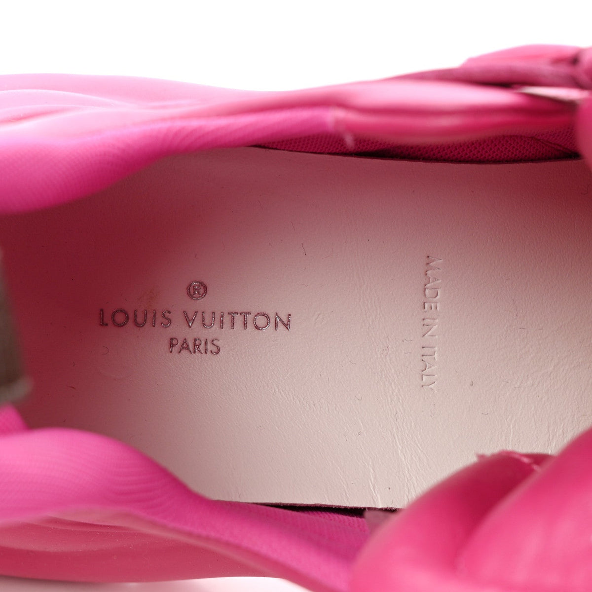 Calfskin Technical Nylon LV Archlight Sneakers 37 Rose Pop