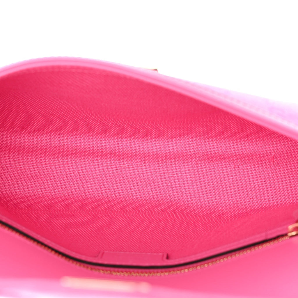 GG Monogram Textured Dollar Calfskin Small Luce Shoulder Bag Pink