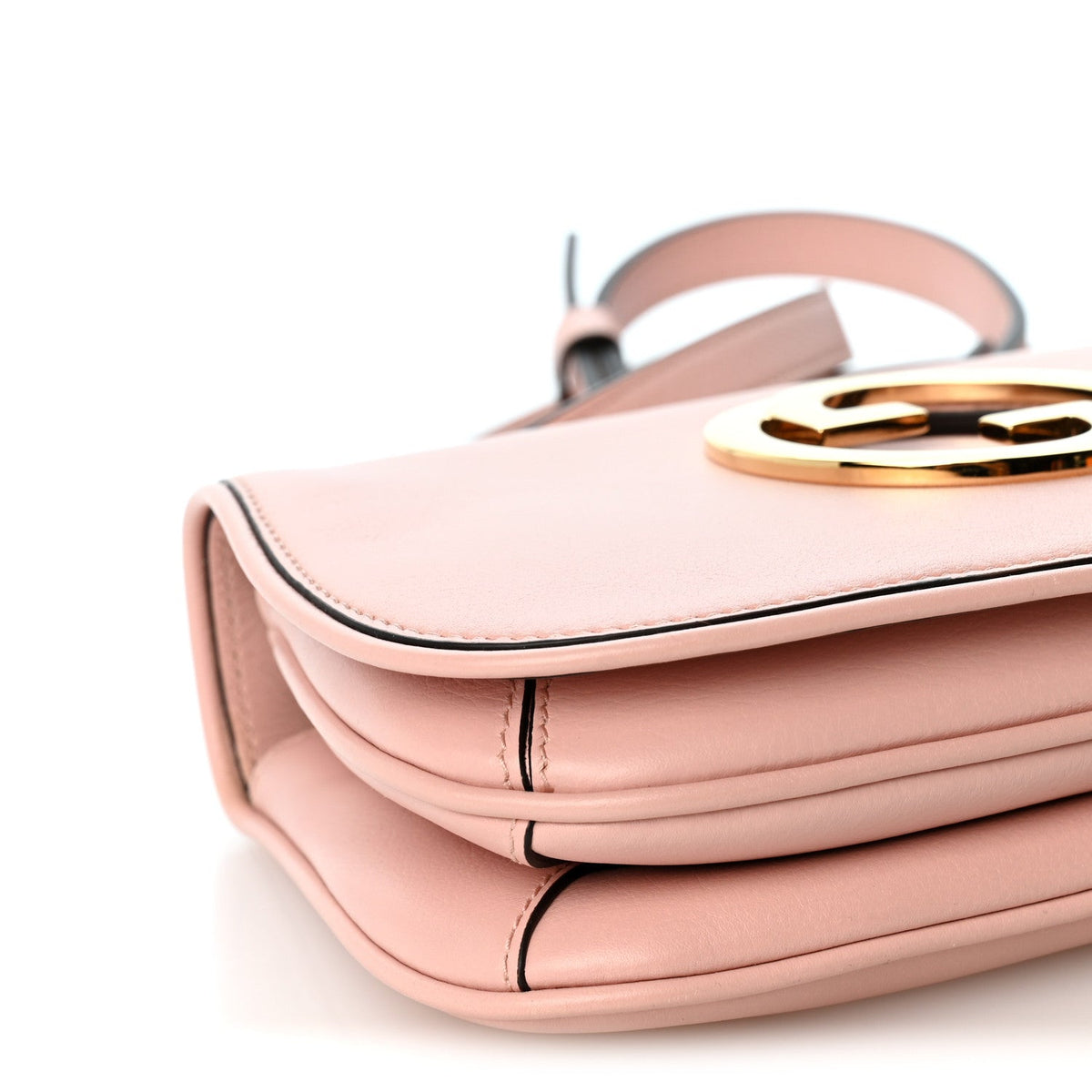 Roxy Calfskin Web Mini Blondie Shoulder Bag Powder Pink