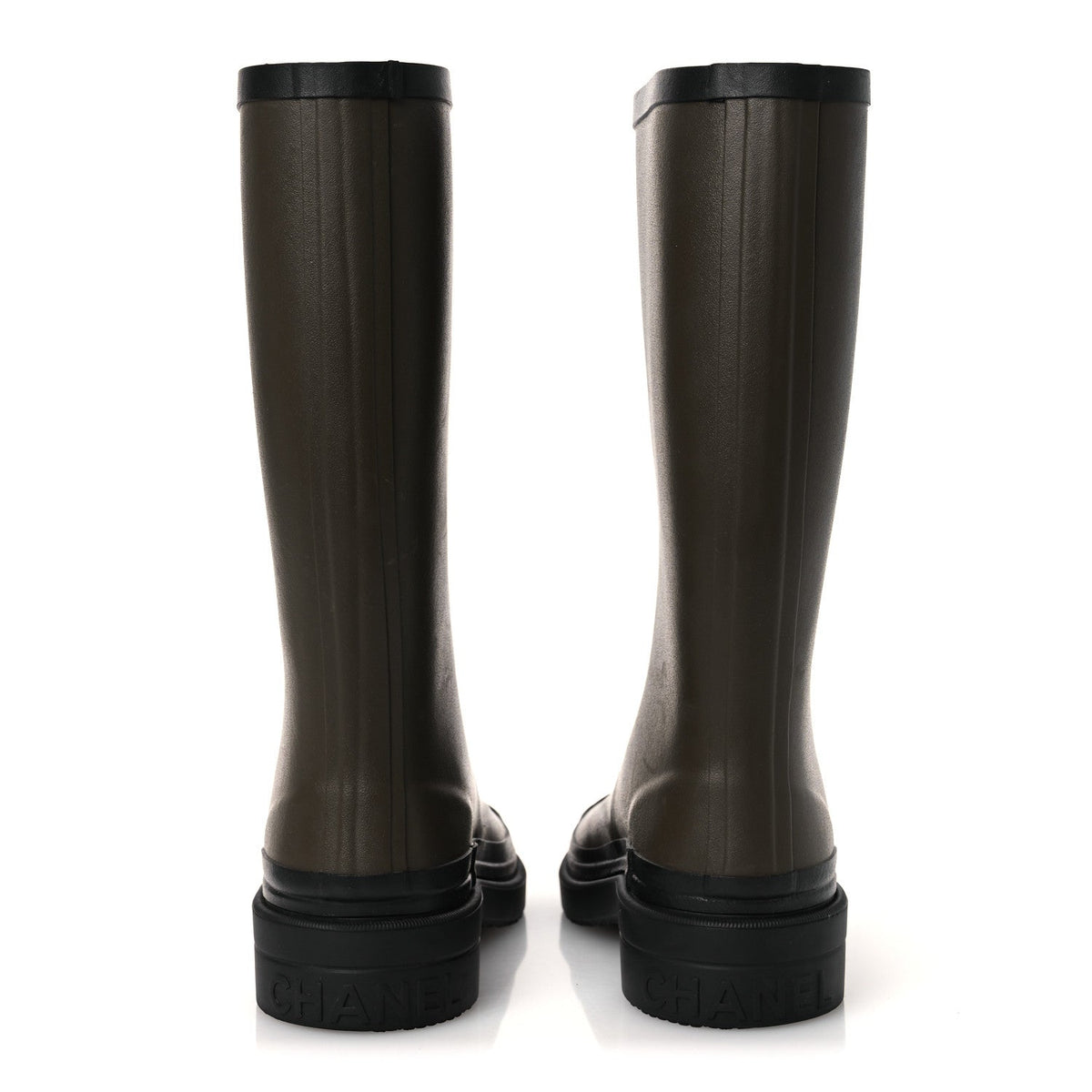 Caoutchouk CC High Boots 35 Khaki Black
