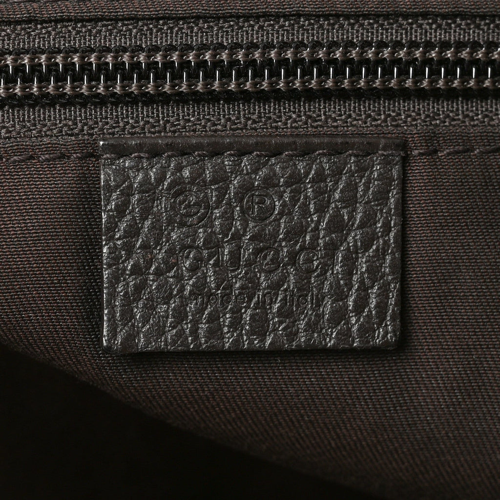Nylon Monogram Messenger Bag  Dark Brown