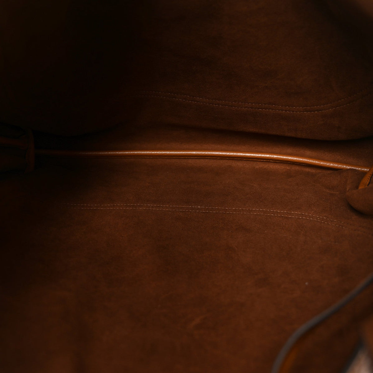 Grained Calfskin Softbit Maxi Shoulder Bag Brown