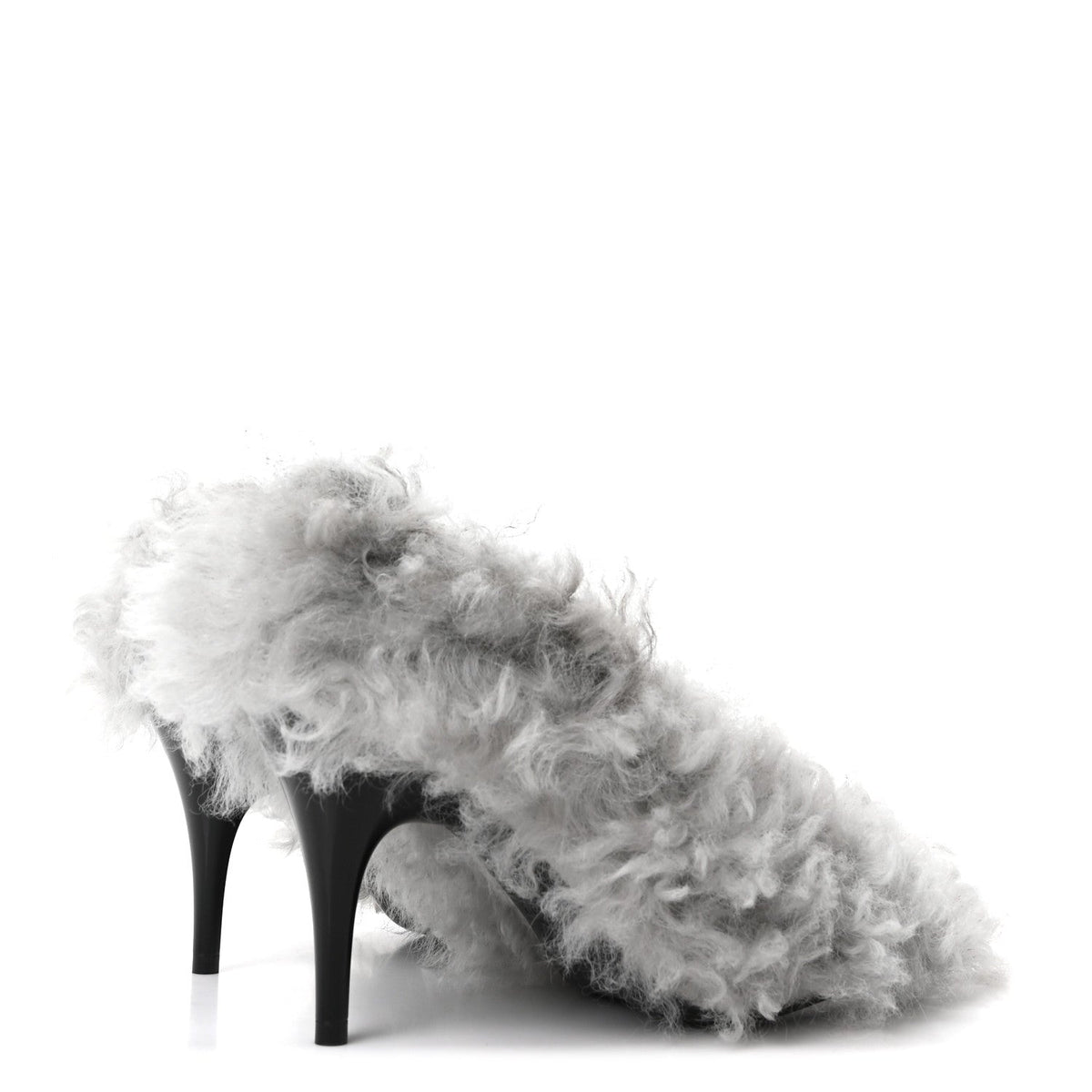 Shearling Musa Pumps 38 Alpy Gray