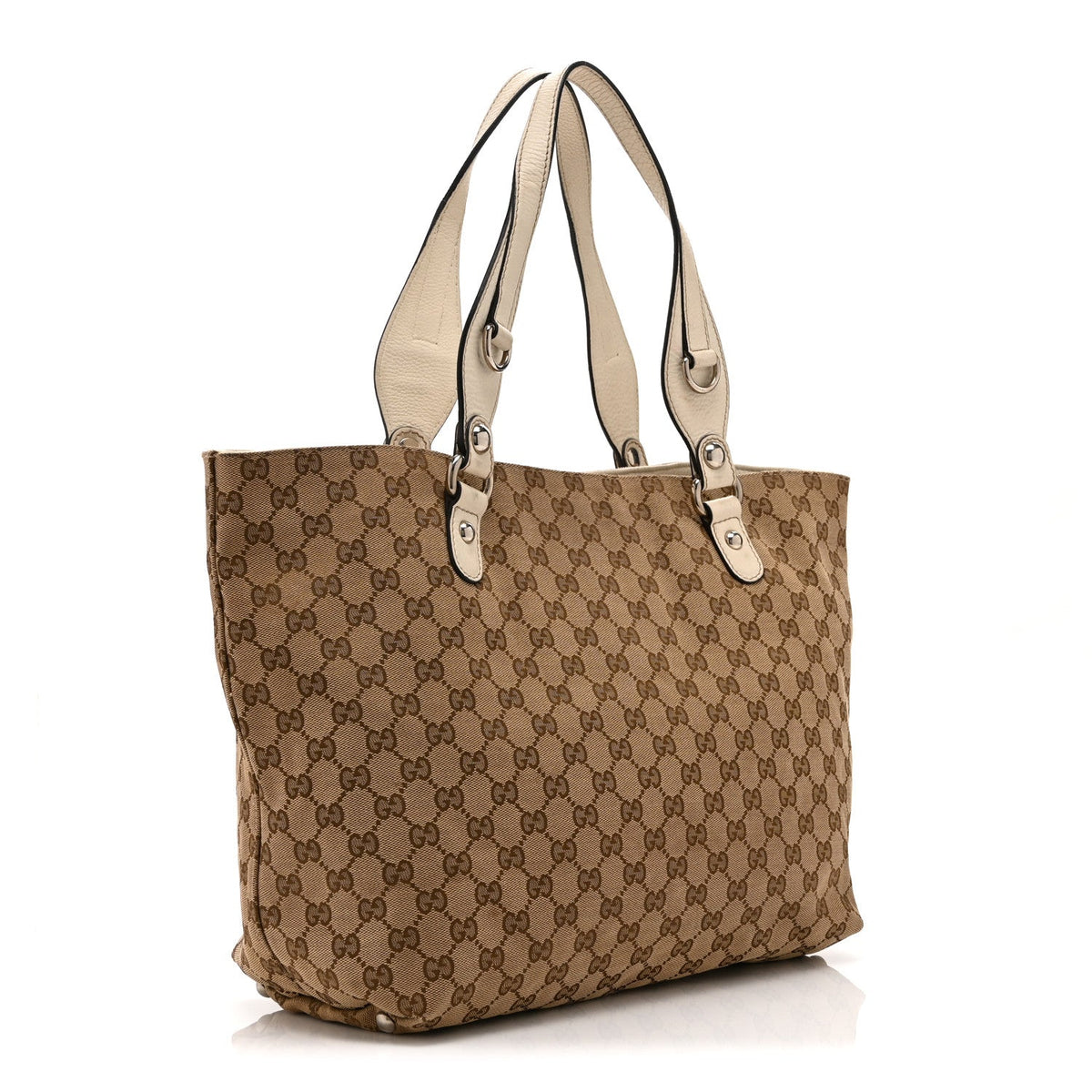 Monogram Medium Icon Bit Tote Off White