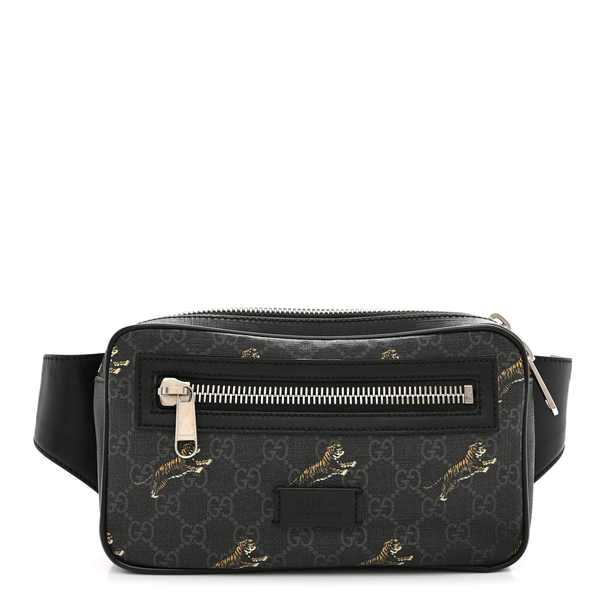 Soft GG Supreme Monogram Tigers Belt Bag Black Multicolor