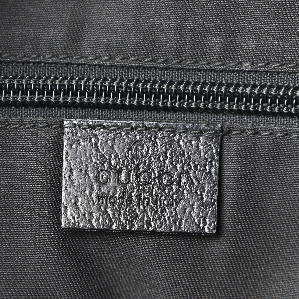 Monogram Web Medium Flap Messenger Black
