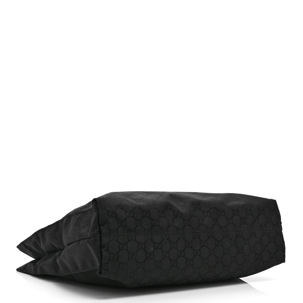 Nylon Monogram Tote Black