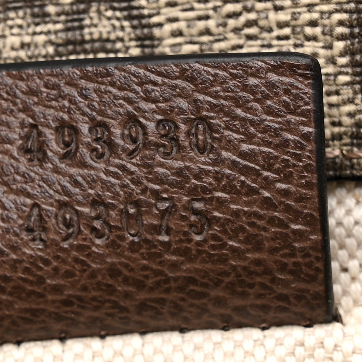 GG Supreme Monogram Neo Vintage Web Belt Bag Brown