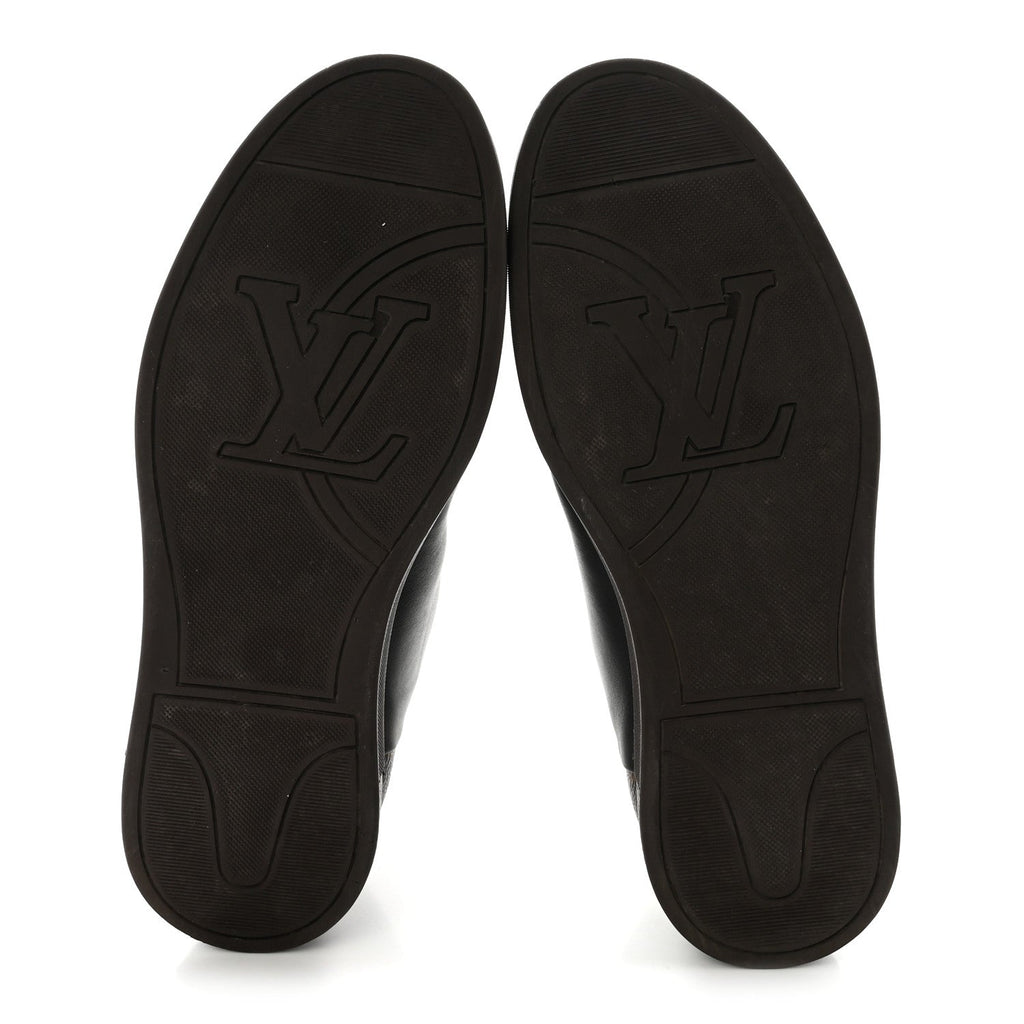 Calfskin Monogram Line-Up Sneaker Boot 6 Black