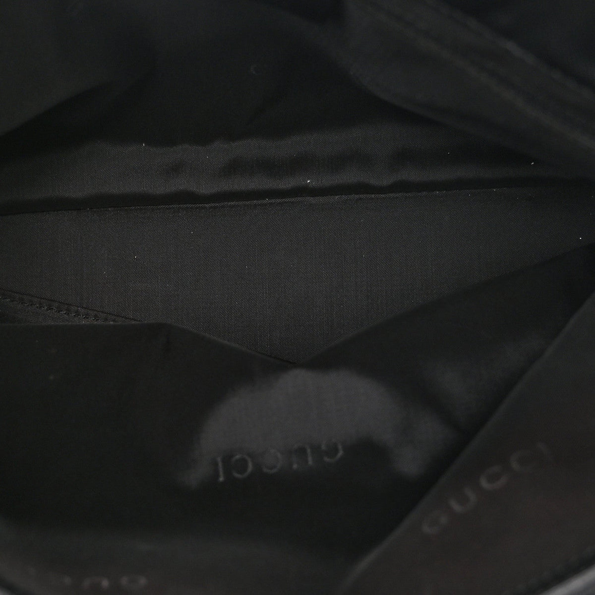 Nylon Bamboo Handle Bag Black