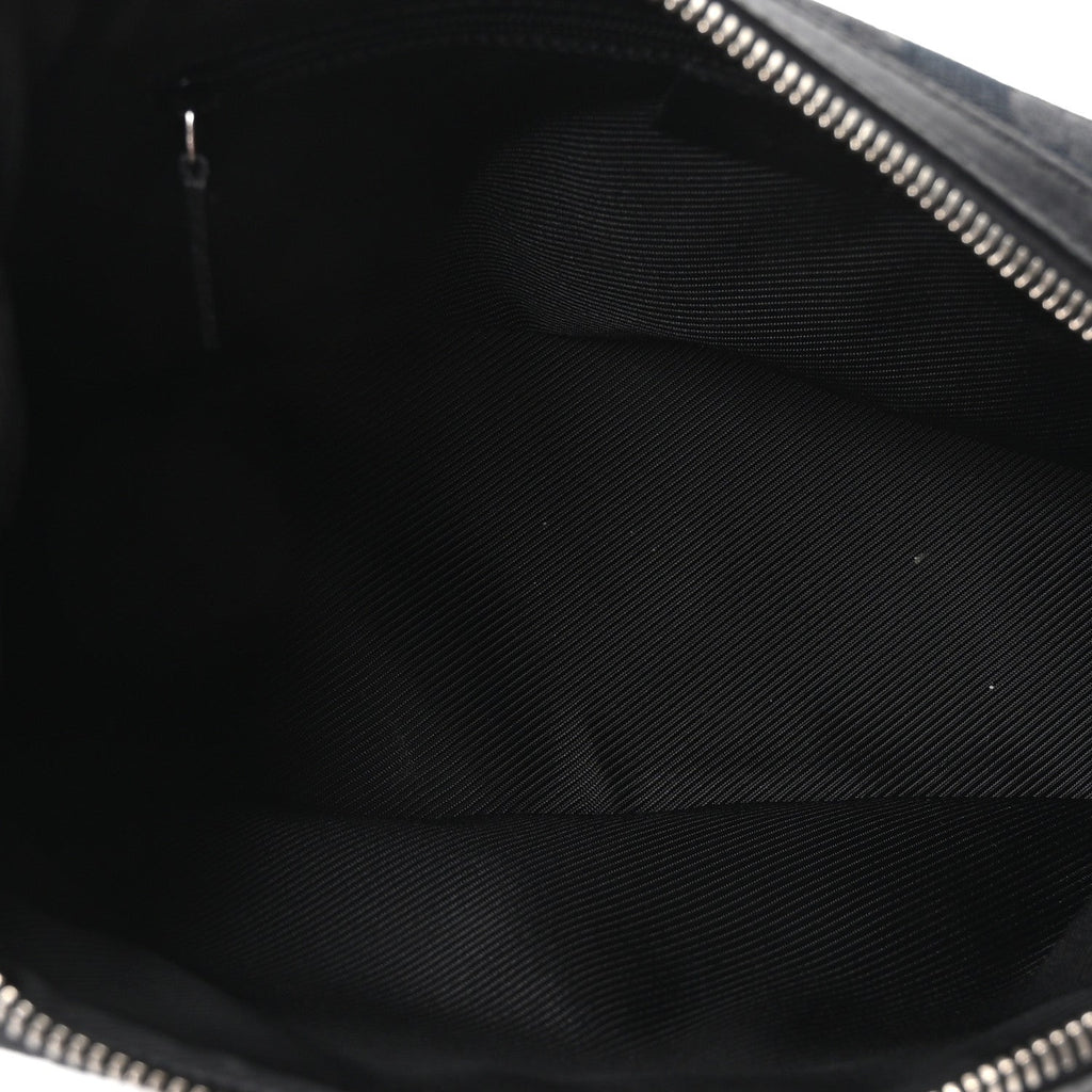GG Canvas Monogram Shoulder Bag Black