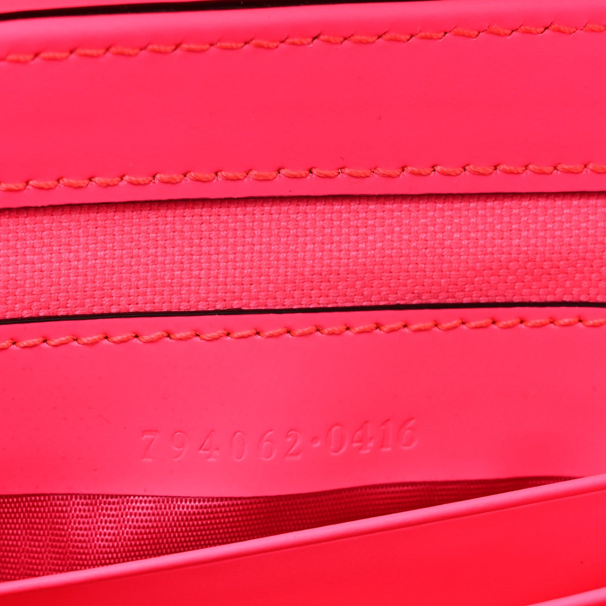 Calfskin GG Rubber effect Super Mini Bag  Pink