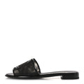 Mesh Patent Calfskin CC Mules 39 Black