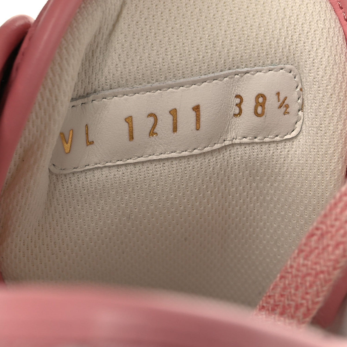 Denim Monogram Squad Sneakers 38.5 Pink