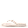 Goatskin CC Times Square Thong Sandals 37 Beige