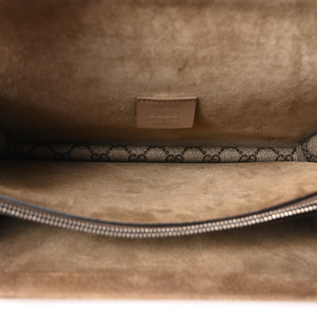 GG Supreme Monogram Small Dionysus Shoulder Bag Taupe