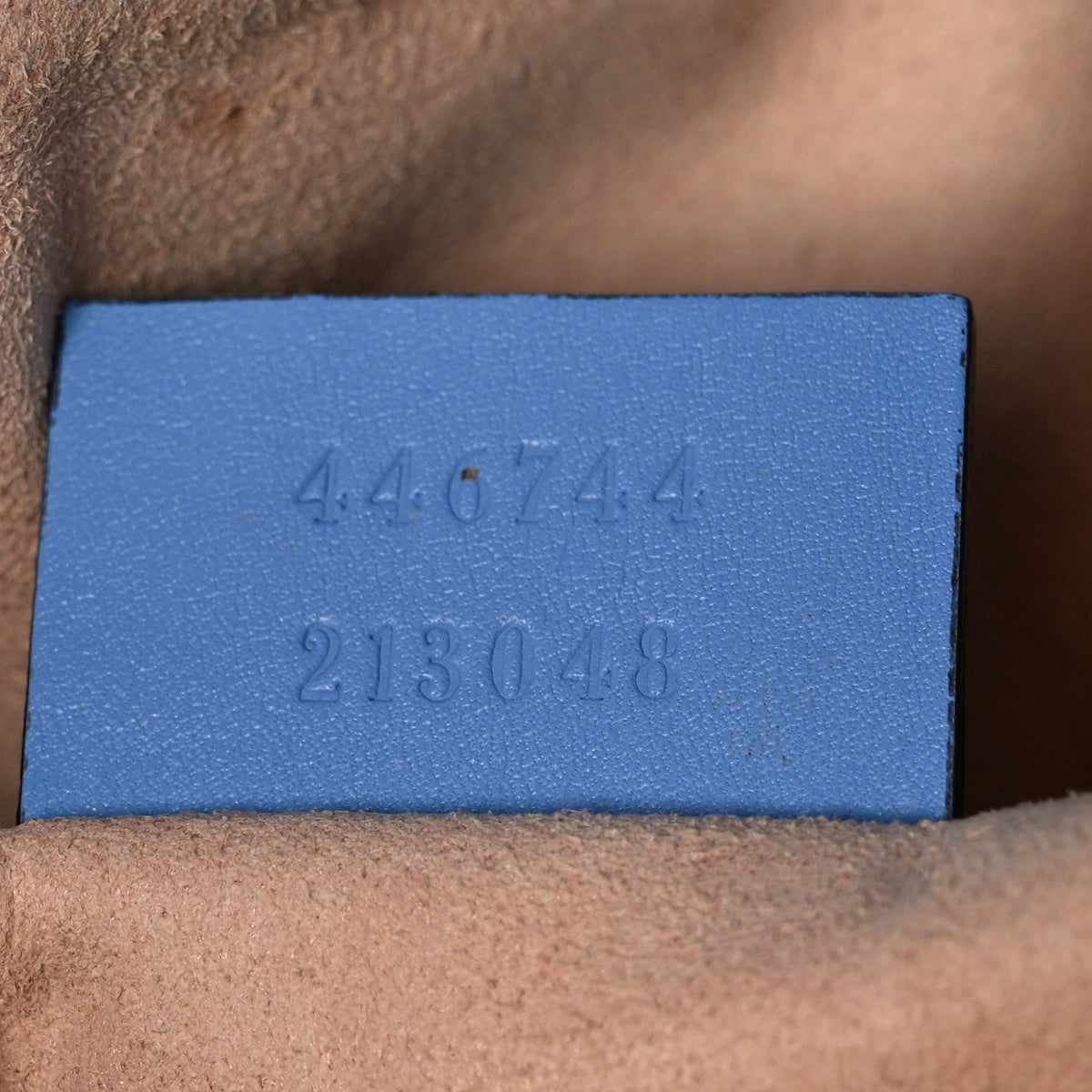 Calfskin Matelasse Mini GG Marmont Shoulder Bag Clear Sky Blue