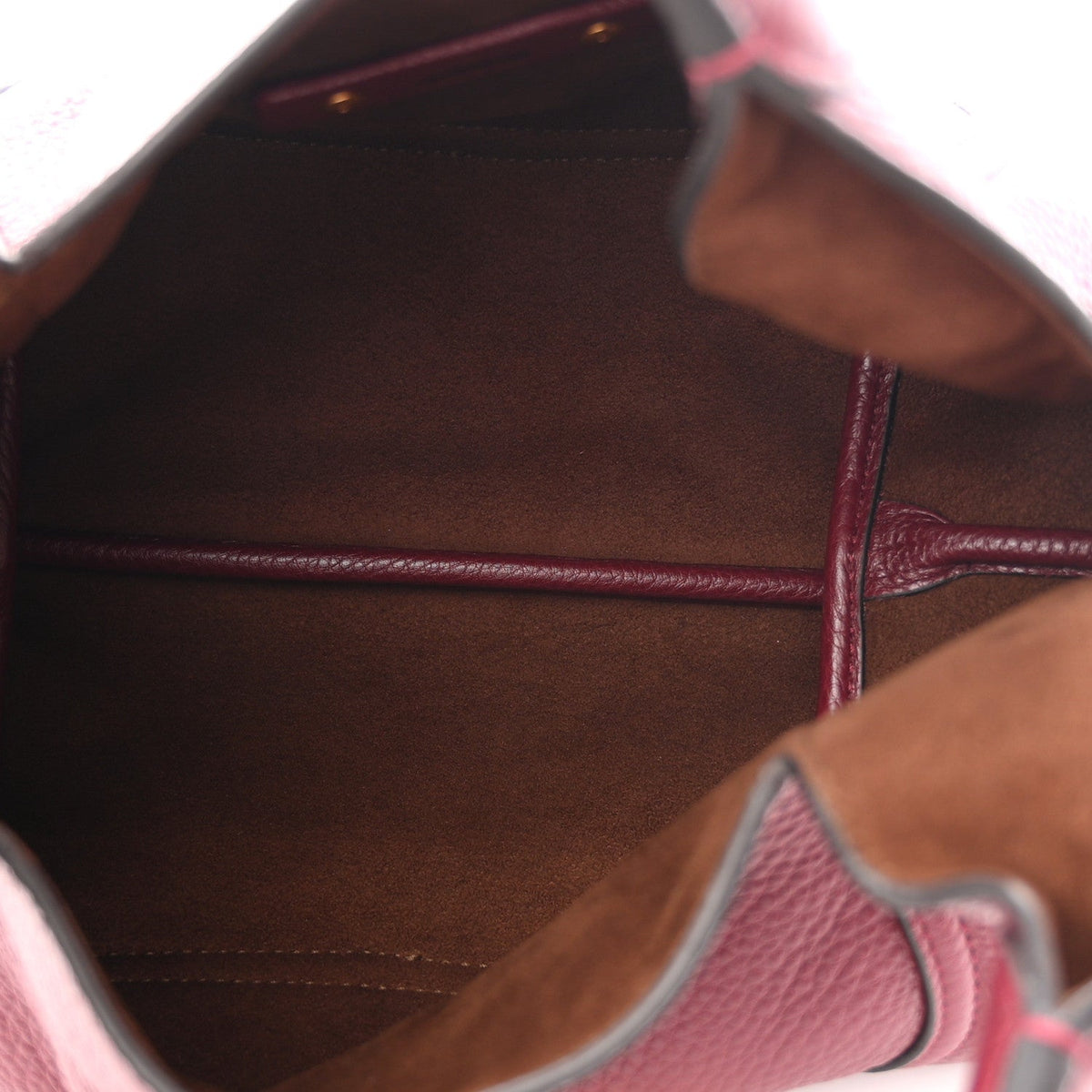 Grained Calfskin Softbit Medium Shoulder Bag Rosso Ancora