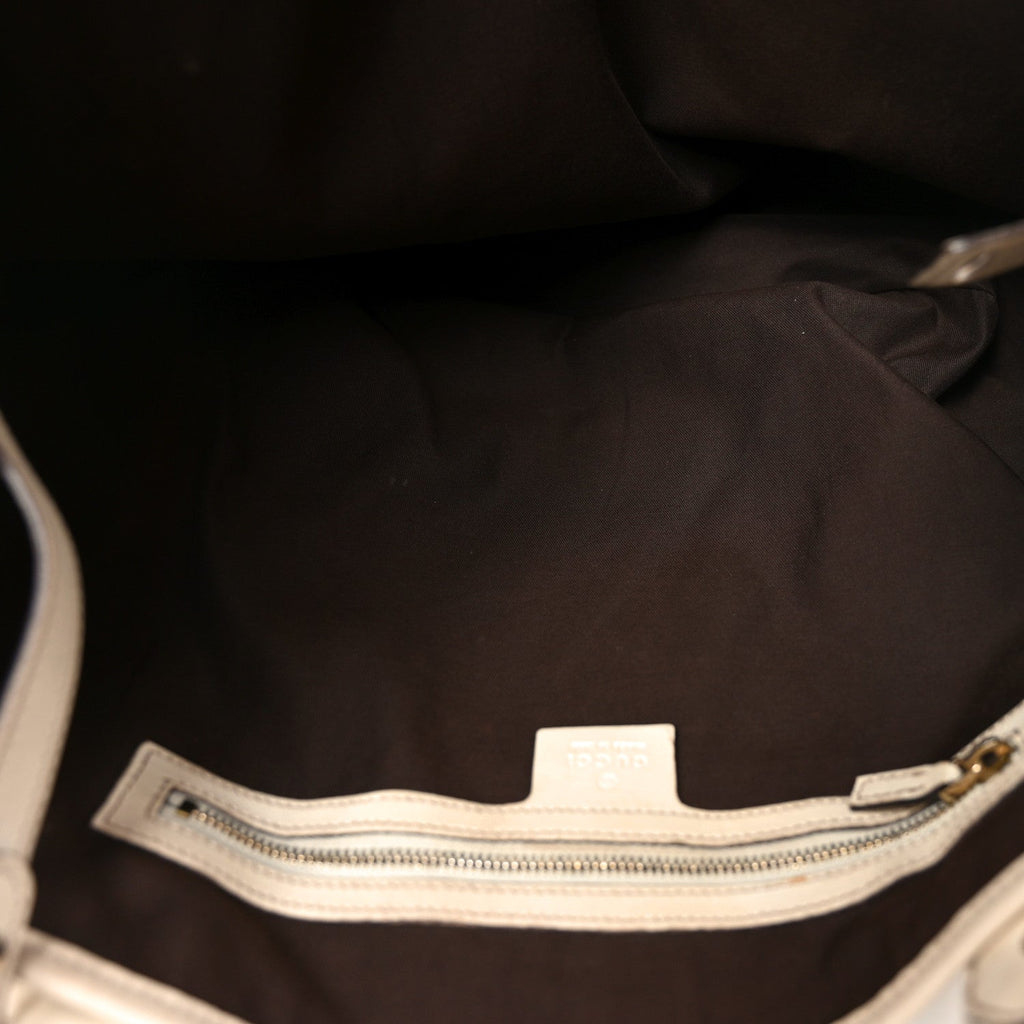 Monogram Medium Pelham Shoulder Bag  Off White