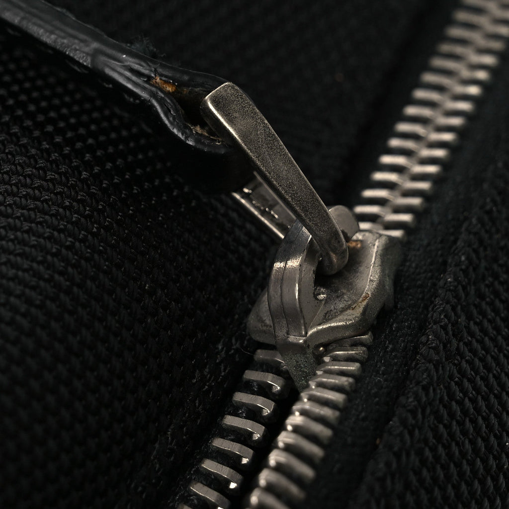 Techno Canvas Web Single Buckle Backpack Black