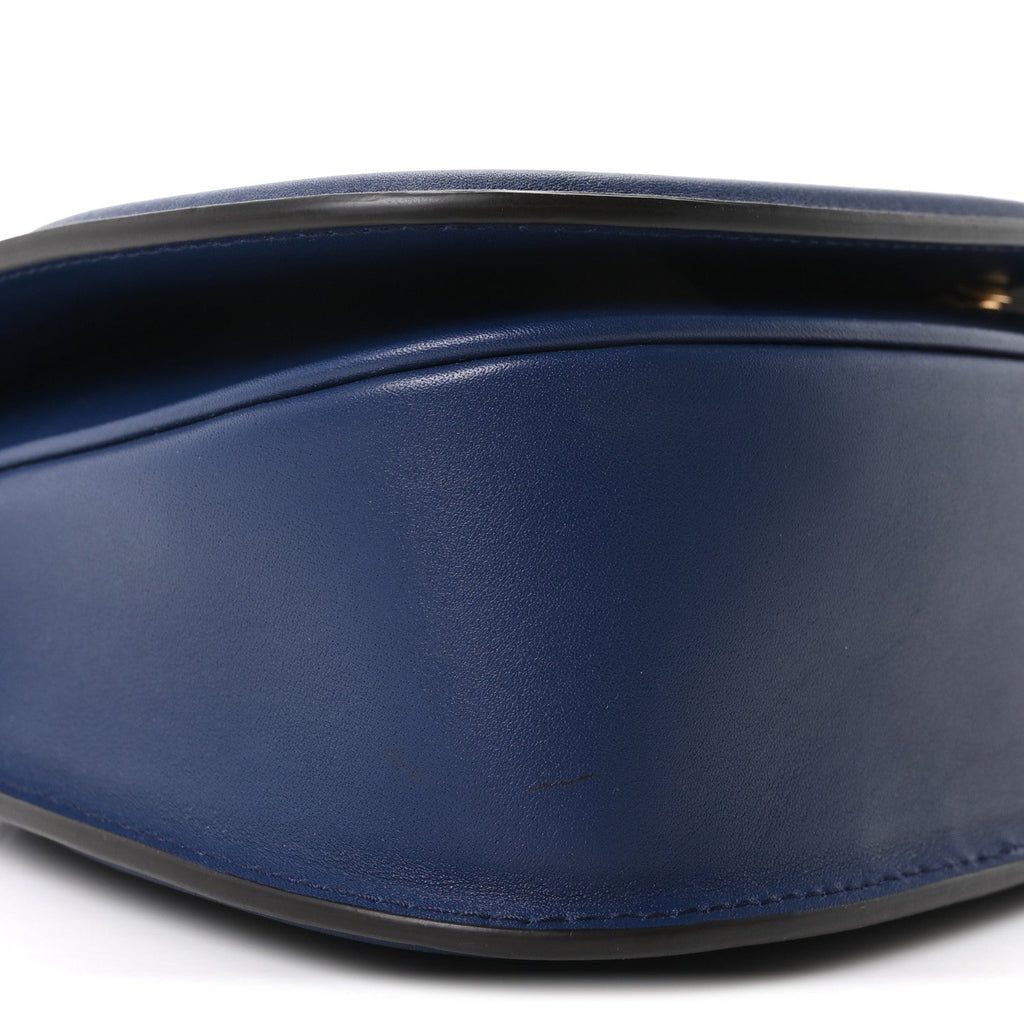 Roxy Calfskin Medium Blondie Top Handle Bag Blue Agata
