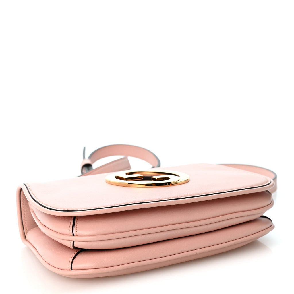 Roxy Calfskin Web Mini Blondie Shoulder Bag Powder Pink