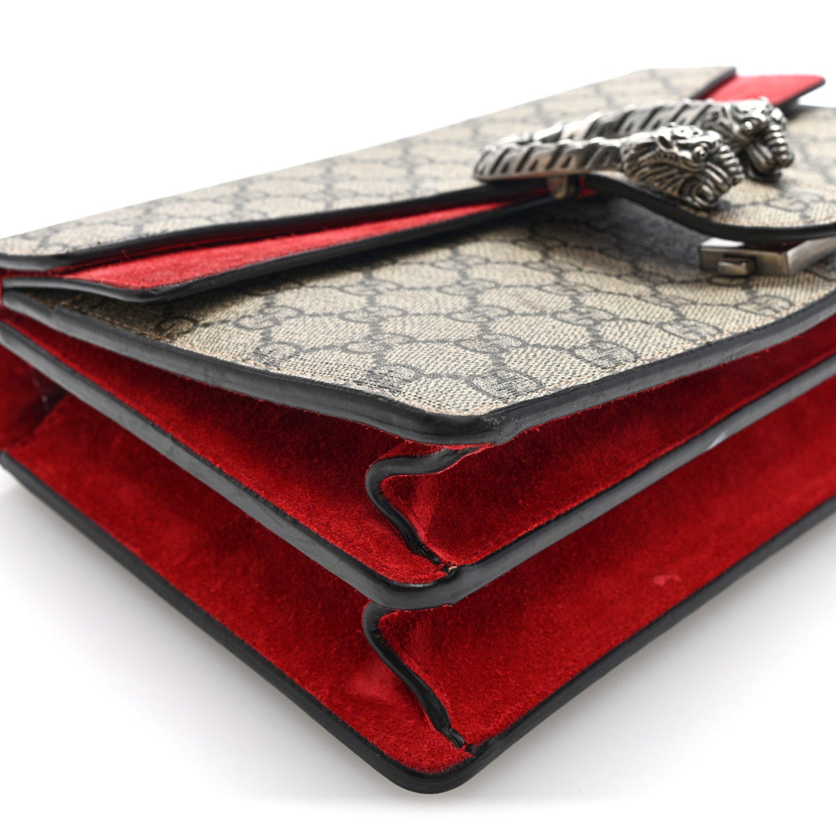 GG Supreme Monogram Small Dionysus Shoulder Bag Red
